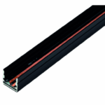 Binario Magnetico Elettrificato 24v Mini Rail mm.11x10,2 cm.200 Nero con Clip | Luce Viva